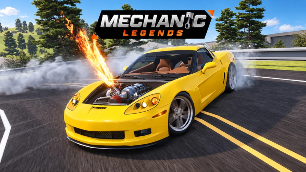 Official Mechanic Legends landscape vehicle artwork